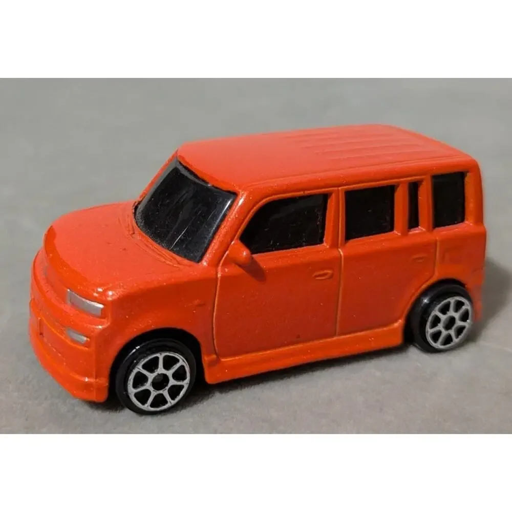 Vintage Maisto 1/64 Import Lot - 2004 Scion xB Box Car & Mini Cooper Hatchback